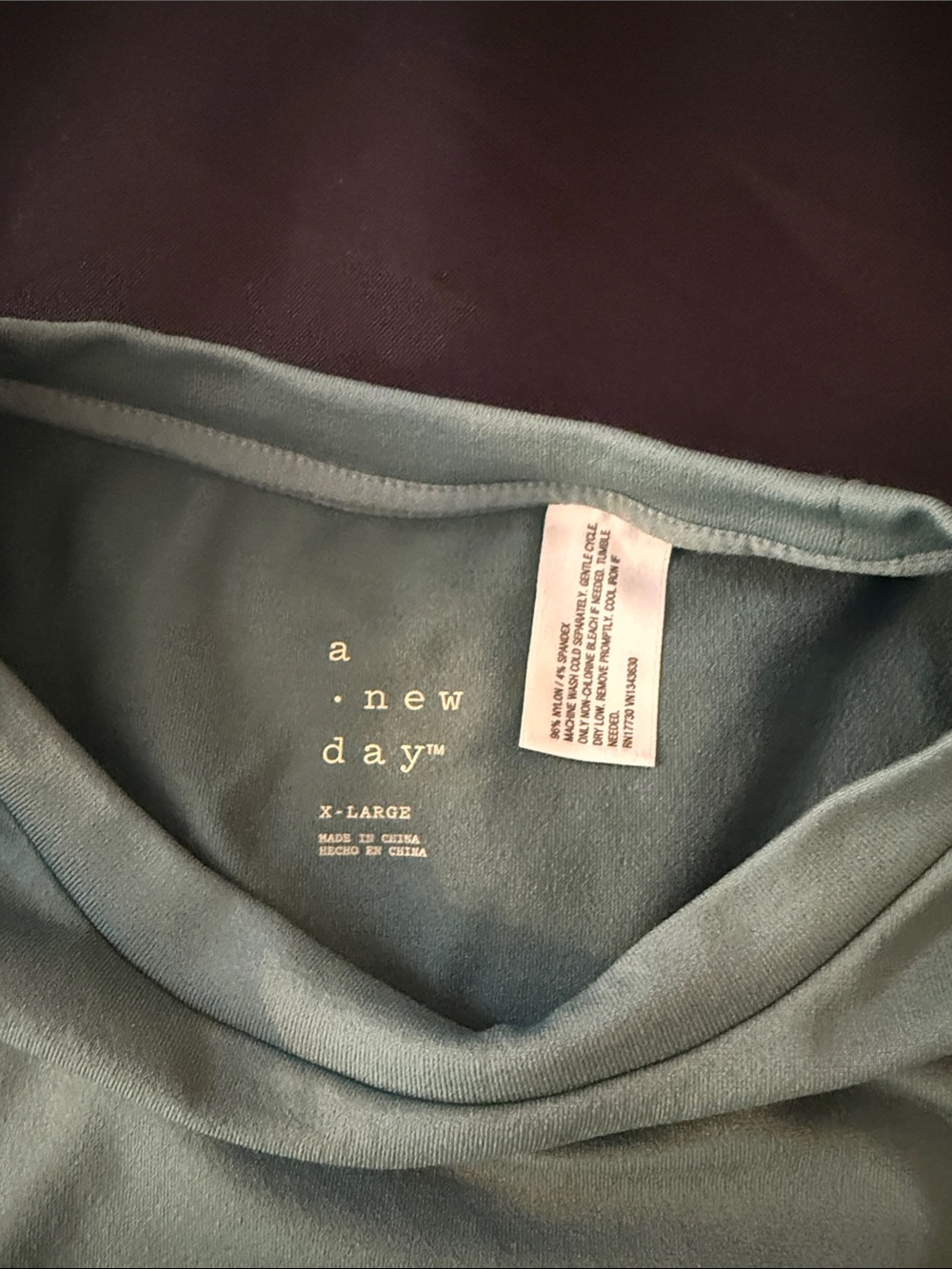 A New Day Woman’s Crewneck Shirt in Sage Green - X-Large